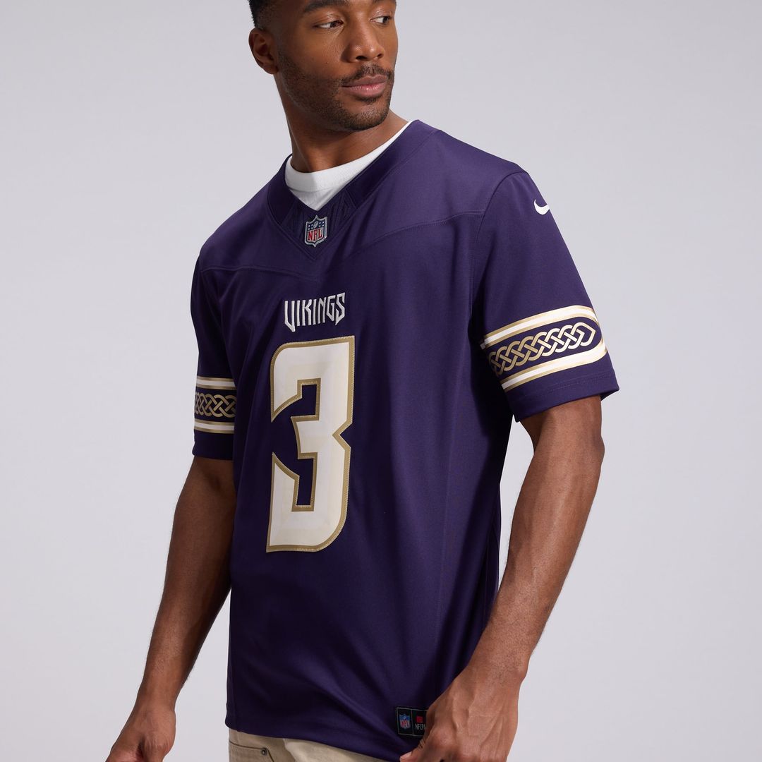 Jordan Addison Minnesota Vikings Nike Purple 2026 Rivalries Collection Stitched Limited Jersey