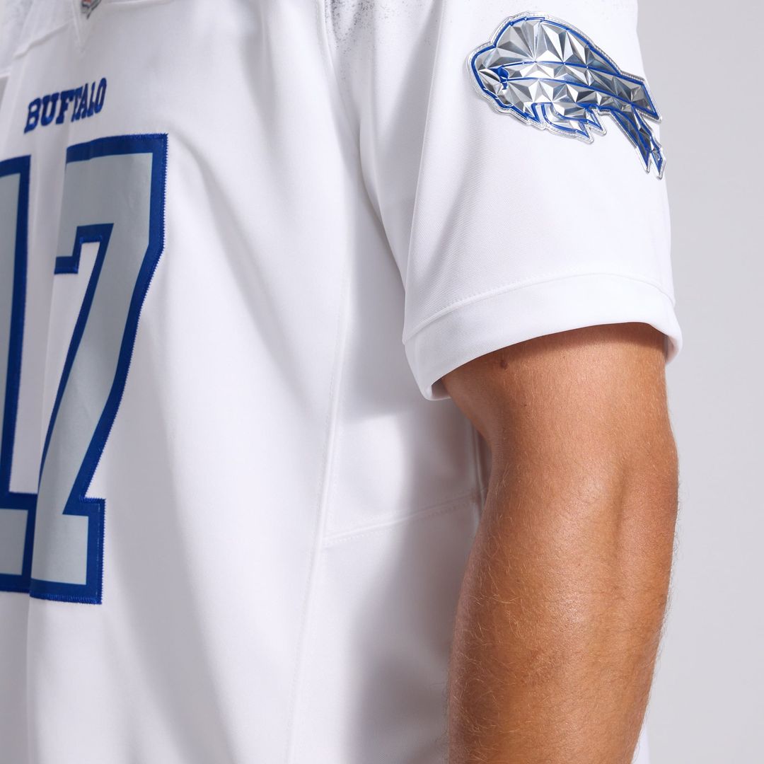 Josh Allen Buffalo Bills Nike White Rivalries Collection Stitched Limited Jersey