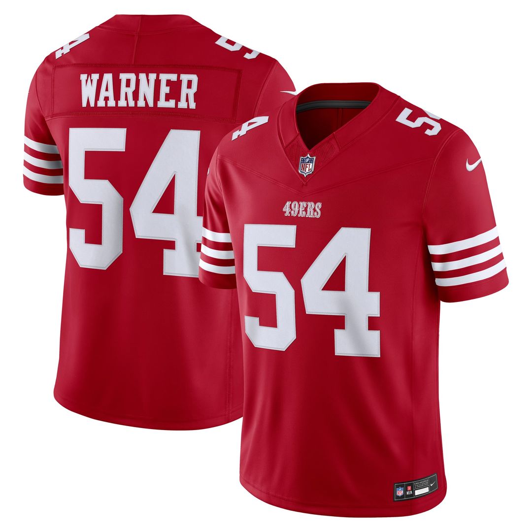 Fred Warner San Francisco 49ers Nike White Alternate Vapor F.U.S.E. Stitched Limited Jersey