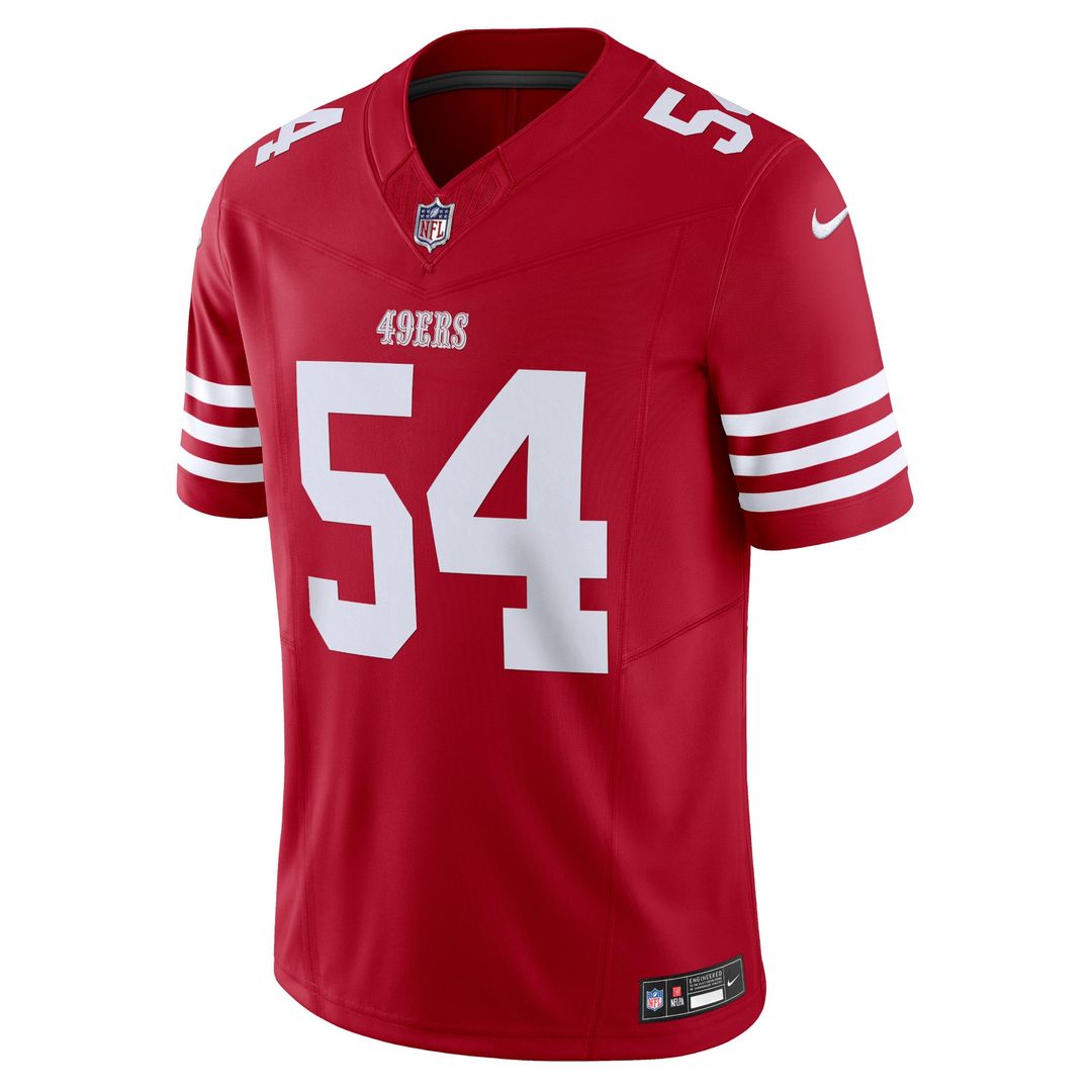 Fred Warner San Francisco 49ers Nike Scarlet Vapor F.U.S.E. Limited Jersey