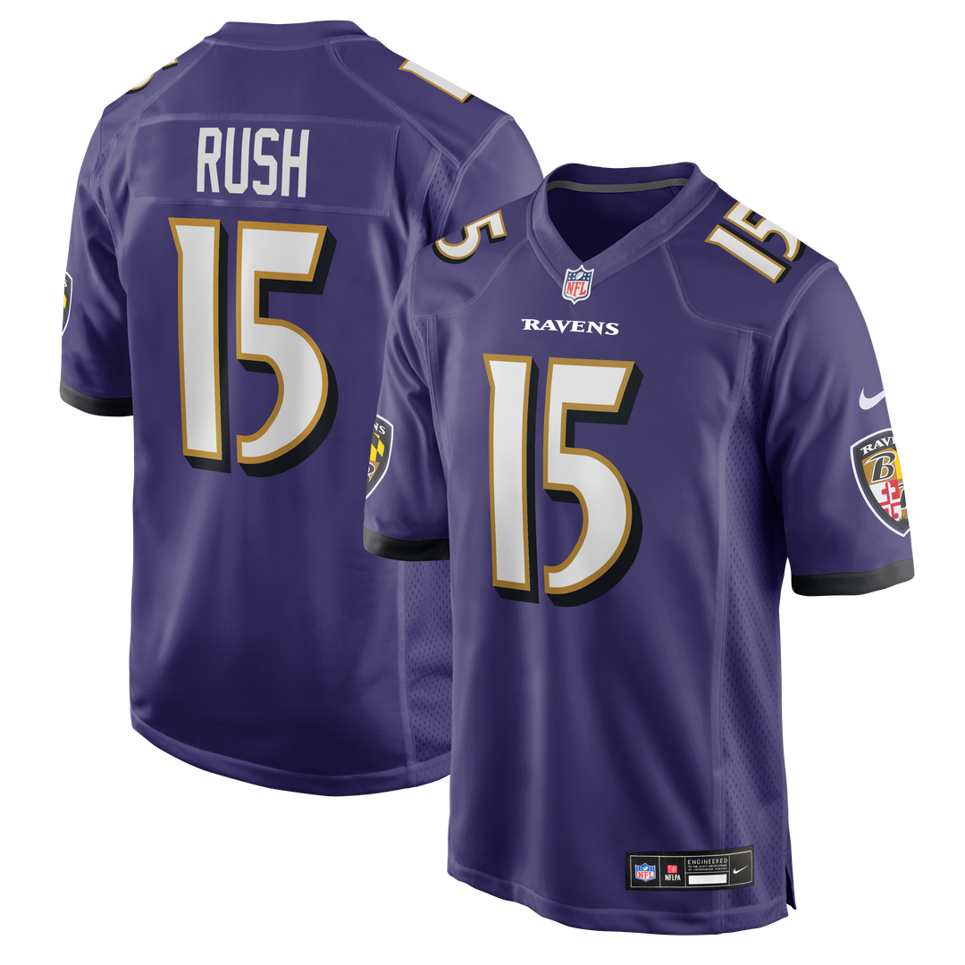 Cooper Rush Baltimore Ravens Nike Purple Team Game Jersey