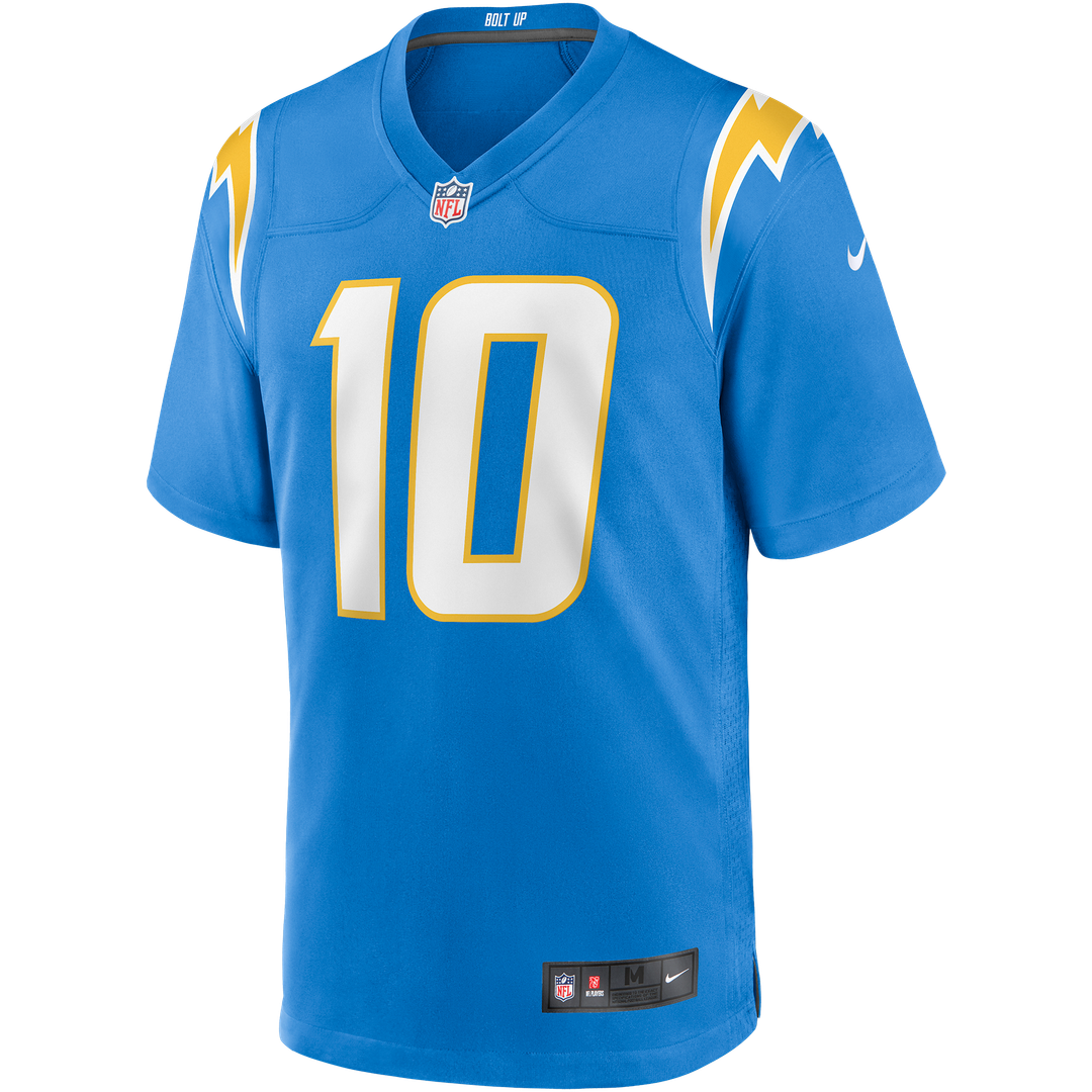 Justin Herbert Los Angeles Chargers Nike Gold Alternate Charger Power Game Player Jersey