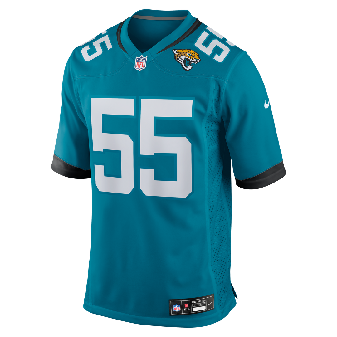 Dequan Jackson Jacksonville Jaguars Nike Teal Game Jersey