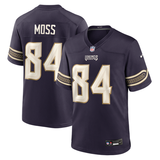 Randy Moss Minnesota Vikings Nike Purple 2026 Rivalries Collection Game Jersey