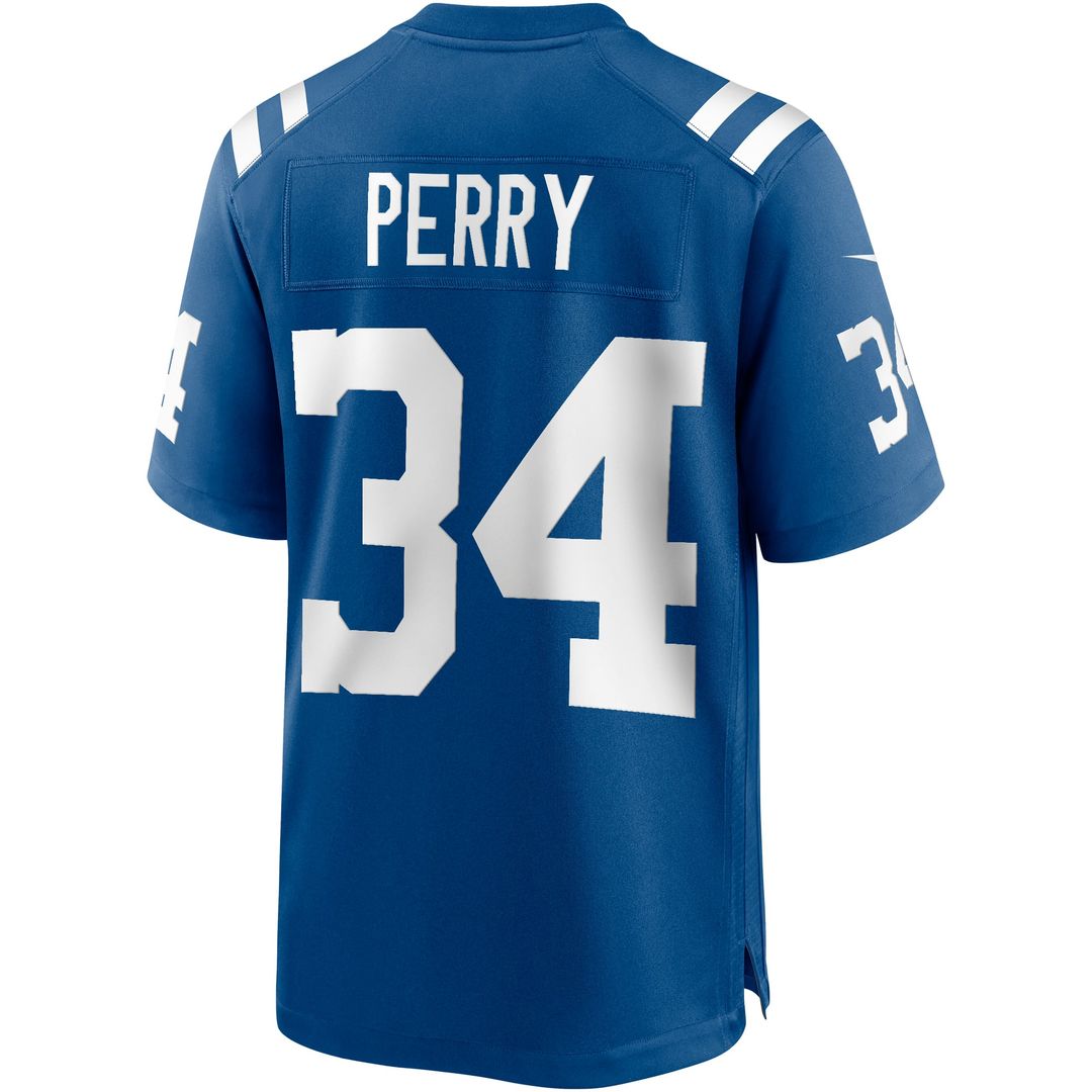 Joe Perry Indianapolis Colts Nike Royal Game Retired Player Jersey