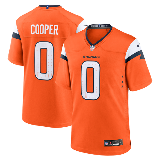 Jonathon Cooper Denver Broncos Nike Orange Team Game Jersey