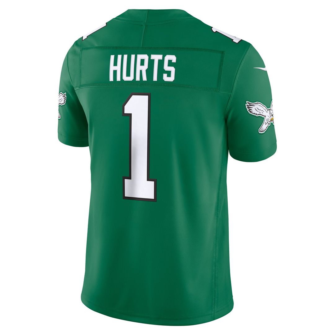 Jalen Hurts Philadelphia Eagles Nike White Vapor F.U.S.E. Stitched Limited Jersey