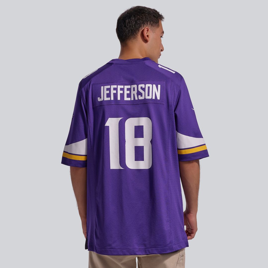 Justin Jefferson Minnesota Vikings Nike Purple Player Game Jersey