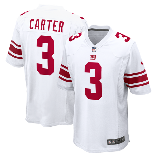 Abdul Carter New York Giants Nike White Game Jersey