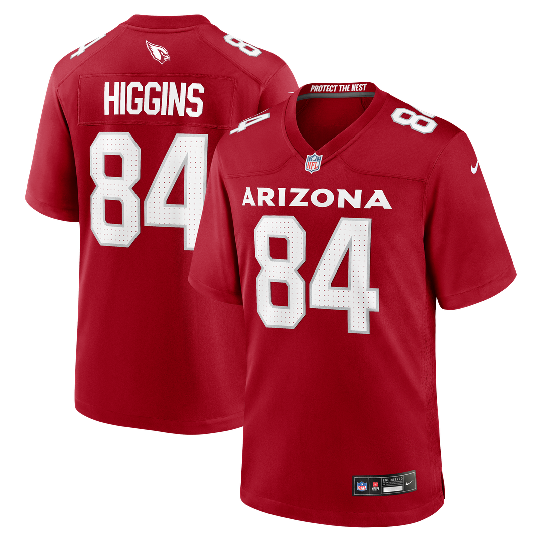 Elijah Higgins Arizona Cardinals Nike Cardinal Team Game Jersey