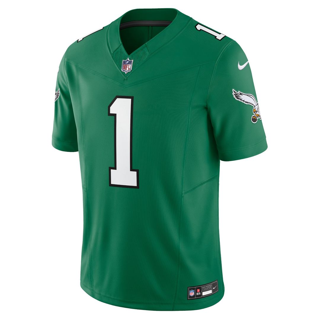 Jalen Hurts Philadelphia Eagles Nike Kelly Green Vapor F.U.S.E. Limited Jersey