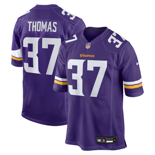 Tavierre Thomas Minnesota Vikings Nike Purple Team Game Jersey