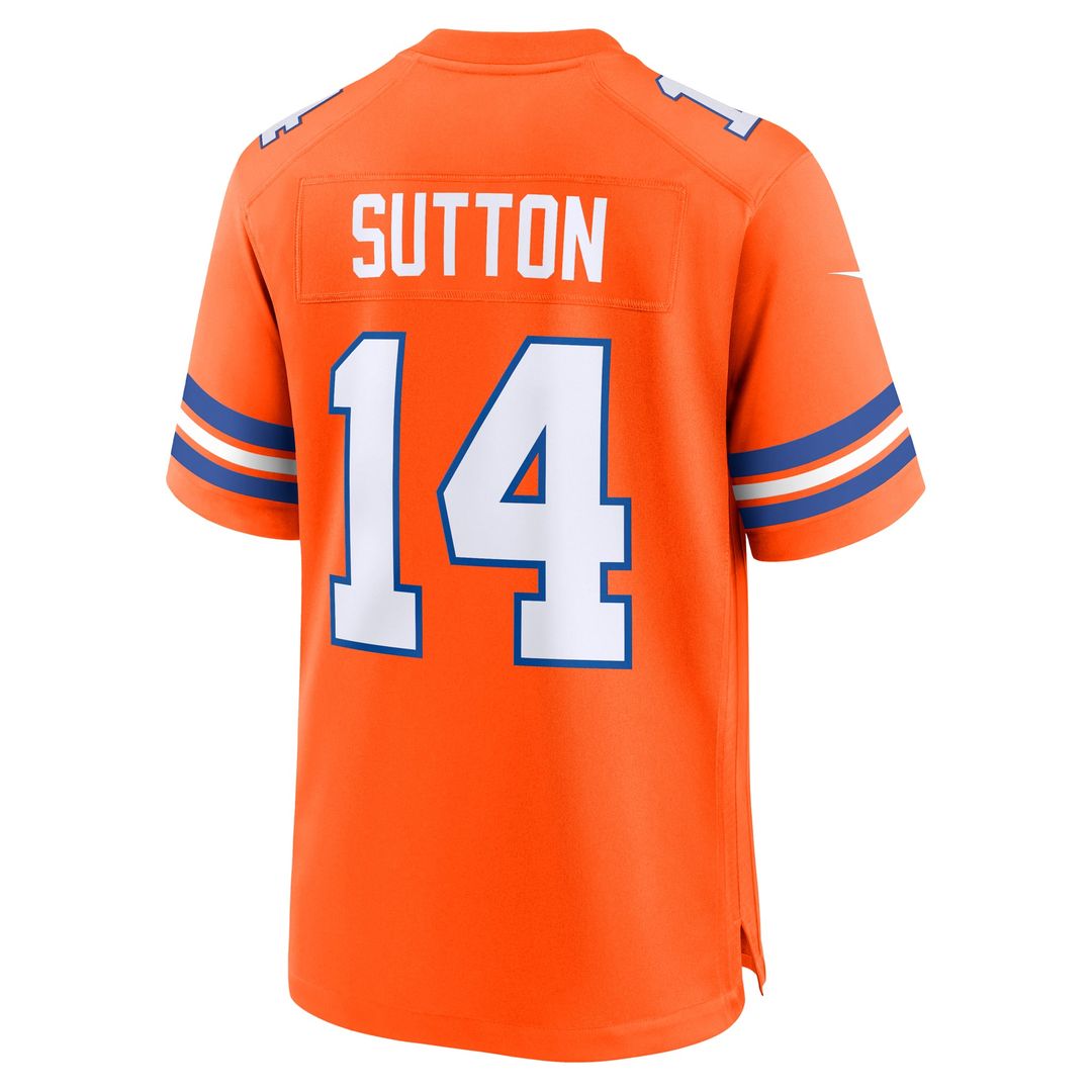 Courtland Sutton Denver Broncos Nike Orange Alternate Game Jersey