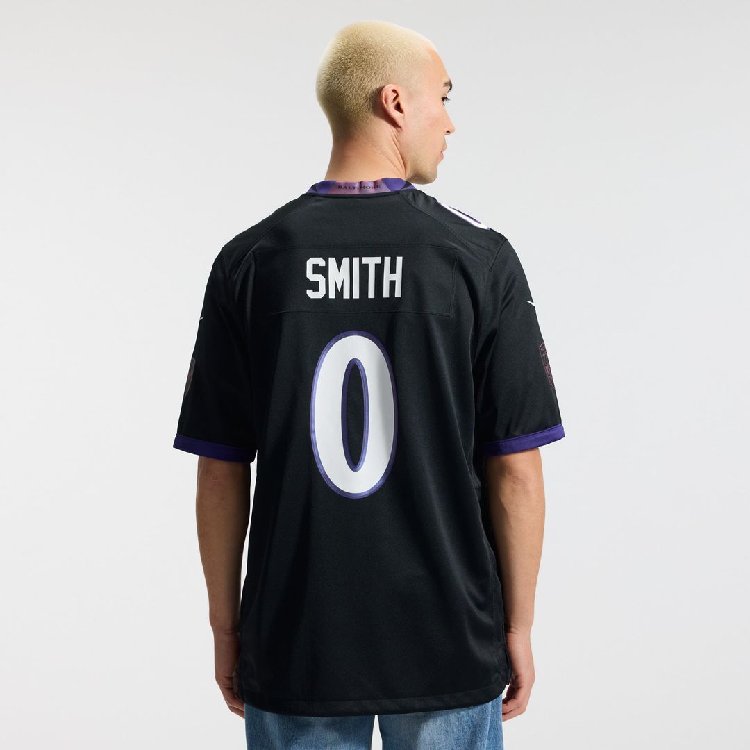 Roquan Smith Baltimore Ravens Nike Black Alternate Game Jersey