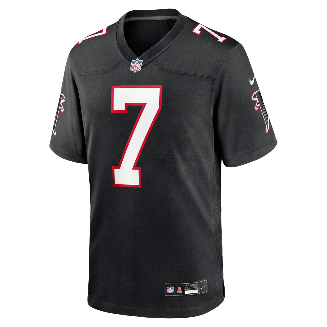Bijan Robinson Atlanta Falcons Nike Black Throwback Game Jersey