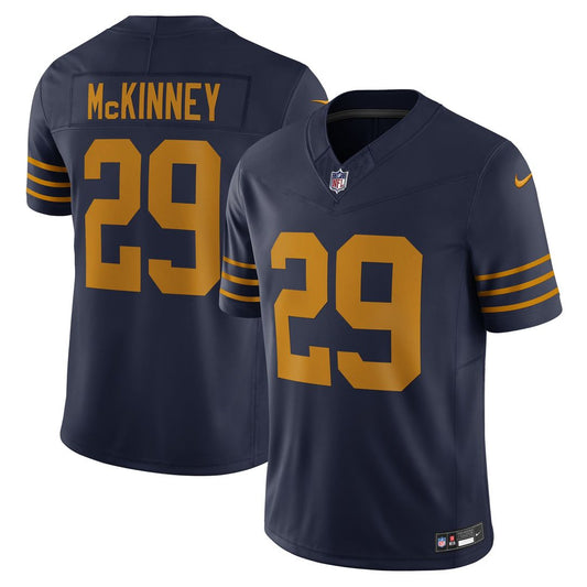 Xavier McKinney Green Bay Packers Nike Navy The 1923 Classic Vapor F.U.S.E. Limited Jersey