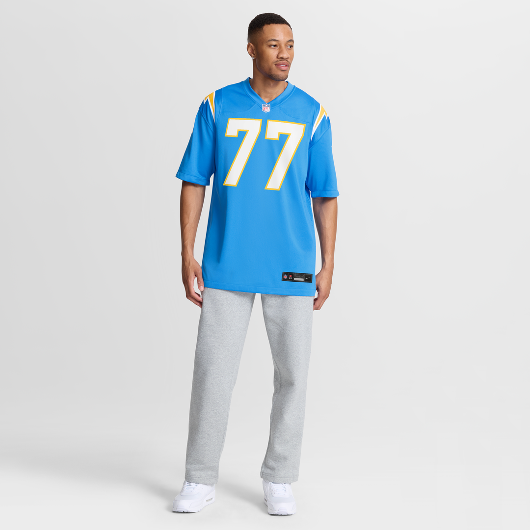 Travis Burke Los Angeles Chargers Nike Powder Blue Team Game Jersey
