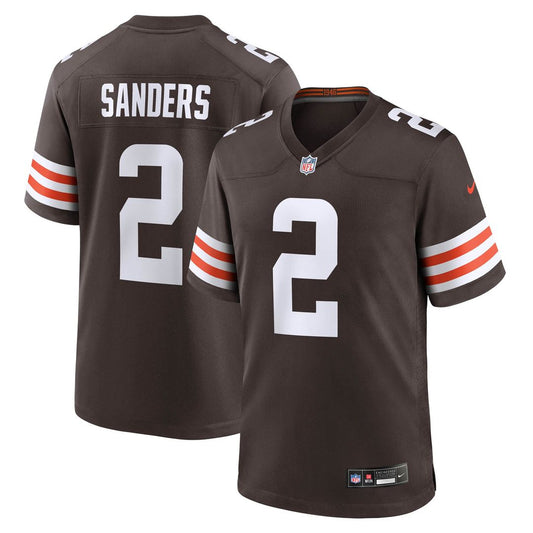 Shedeur Sanders Cleveland Browns Nike Brown Game Jersey
