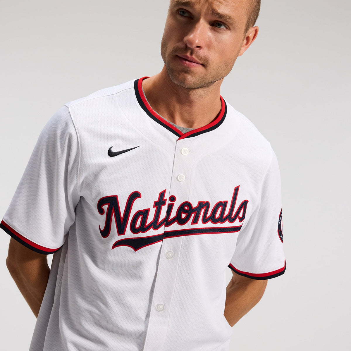 Washington Nationals Dylan Crews Nike White Home Limited Player Jersey