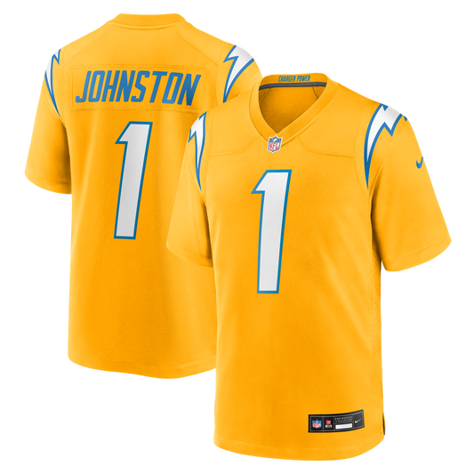 Quentin Johnston Los Angeles Chargers Nike Gold Alternate Charger Power Game Player Jersey