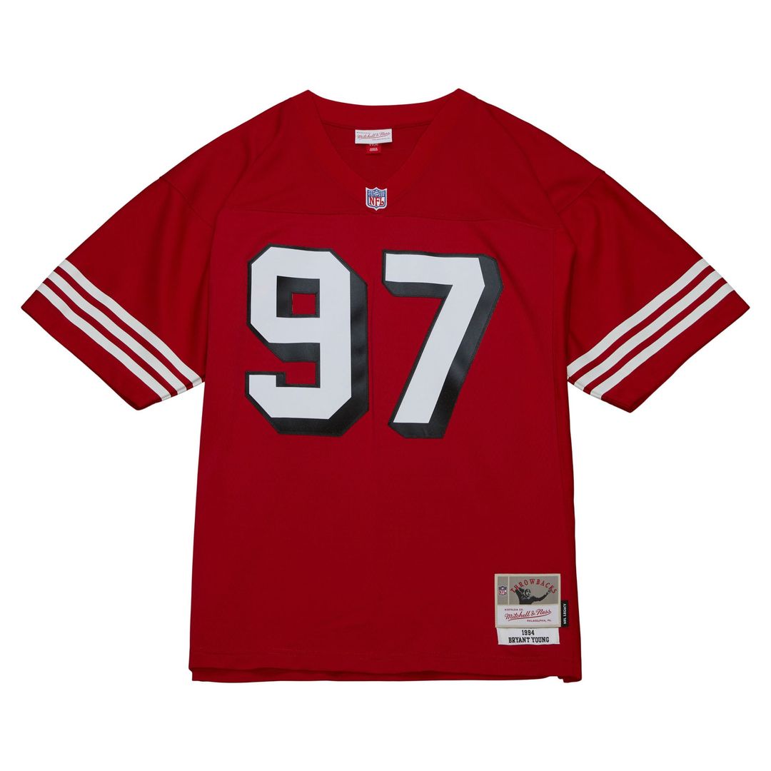 Bryant Young San Francisco 49ers Mitchell & Ness Scarlet Legacy Replica Jersey