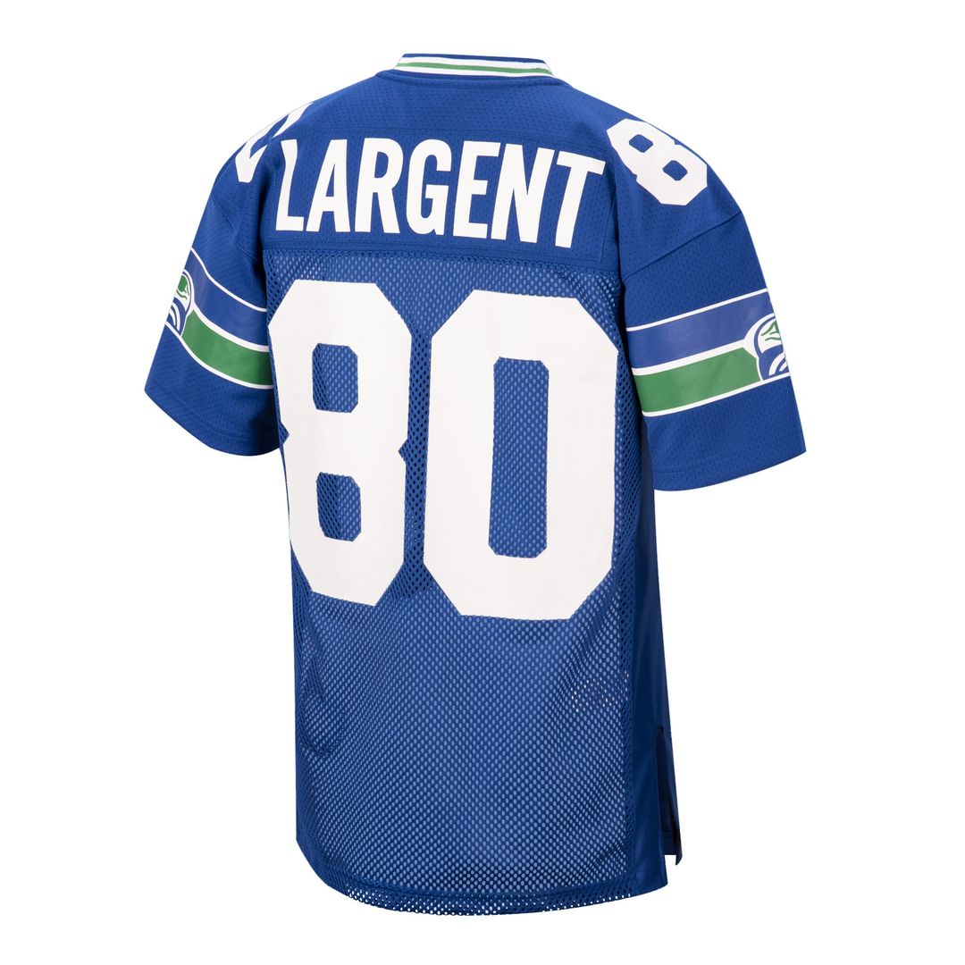 Steve Largent Seattle Seahawks 1985 Mitchell & Ness Royal Authentic Throwback Retired Player Jersey