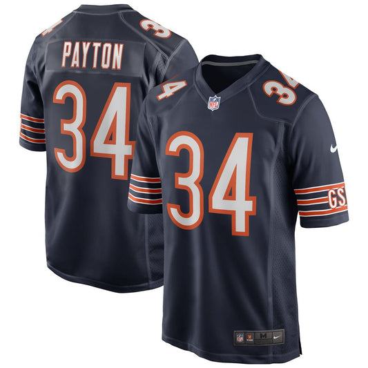 Walter Payton Chicago Bears Nike Navy Game Retired Player Jersey