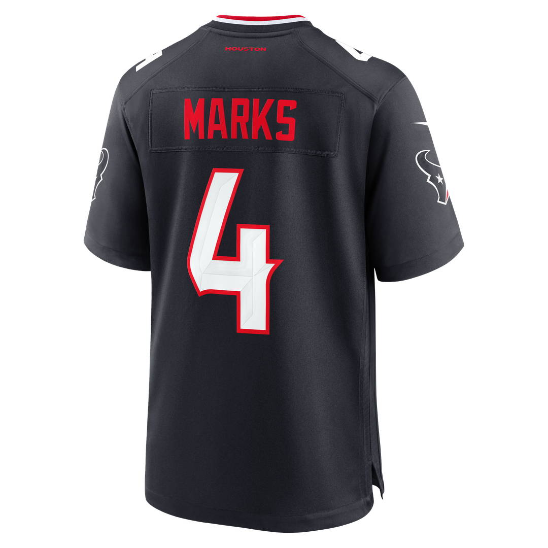 Woody Marks Houston Texans Nike Navy Team Game Jersey