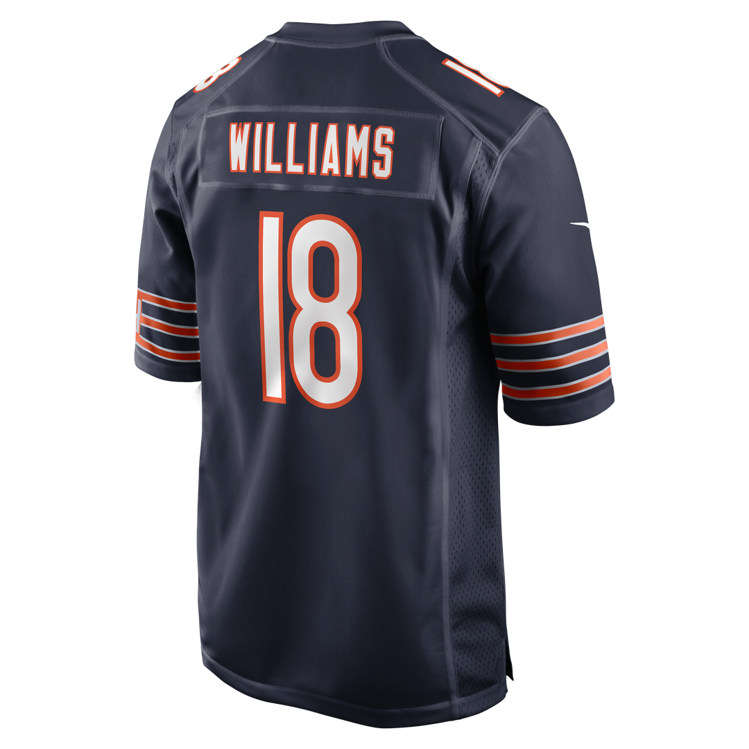 Caleb Williams Chicago Bears Nike Navy Player Game Jersey
