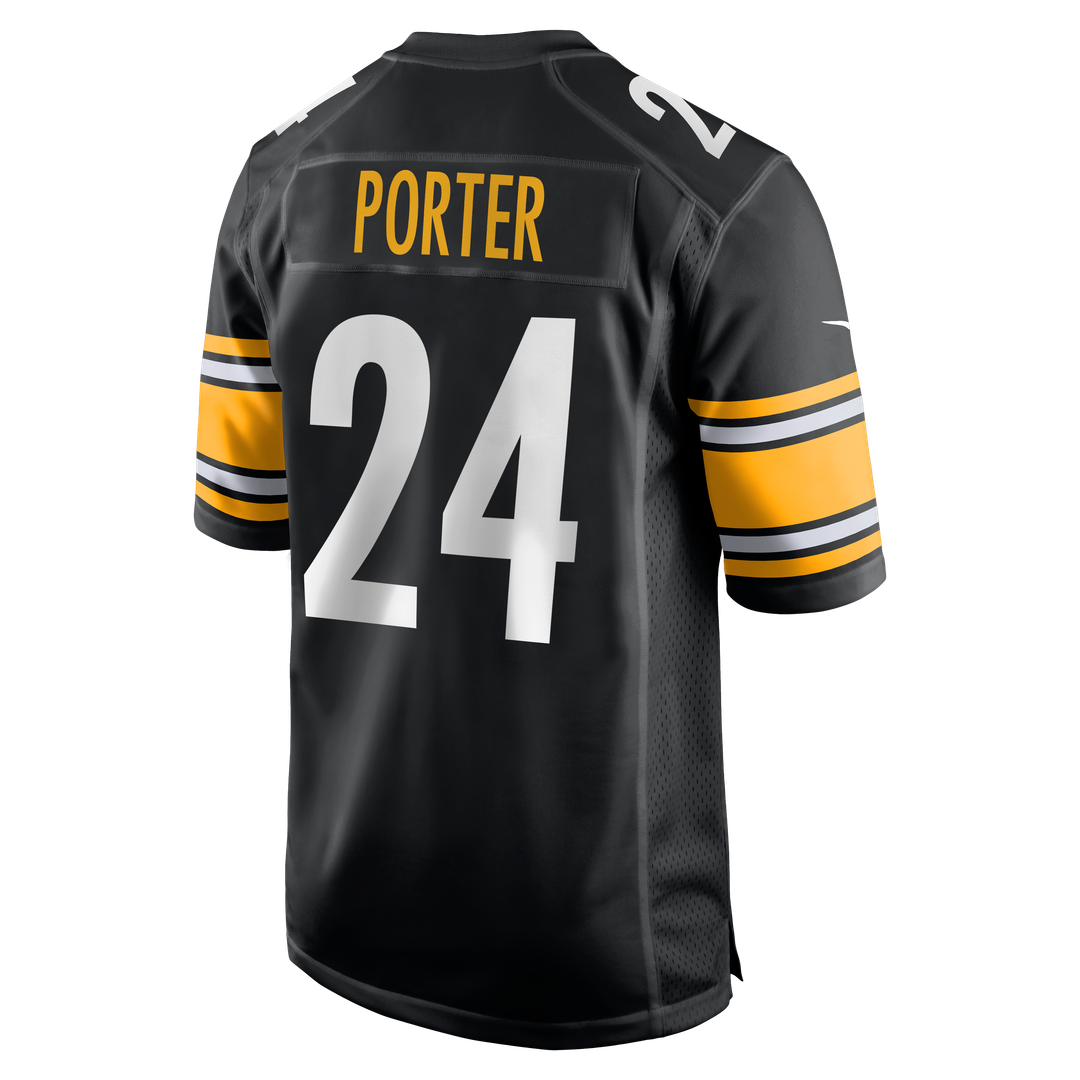 Joey Porter Jr. Pittsburgh Steelers Nike Black Game Jersey