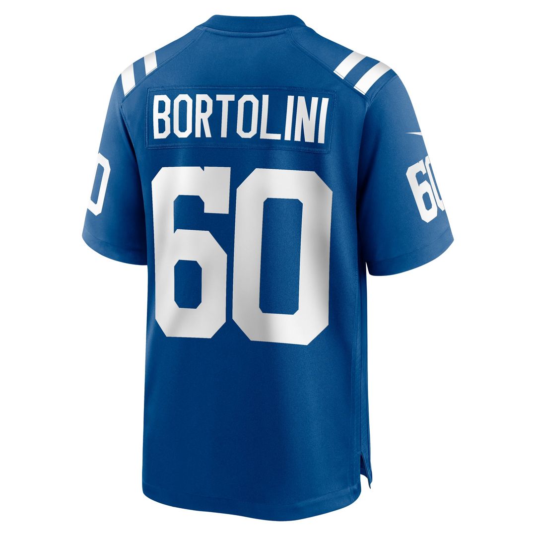 Tanor Bortolini Indianapolis Colts Nike Royal Game Jersey