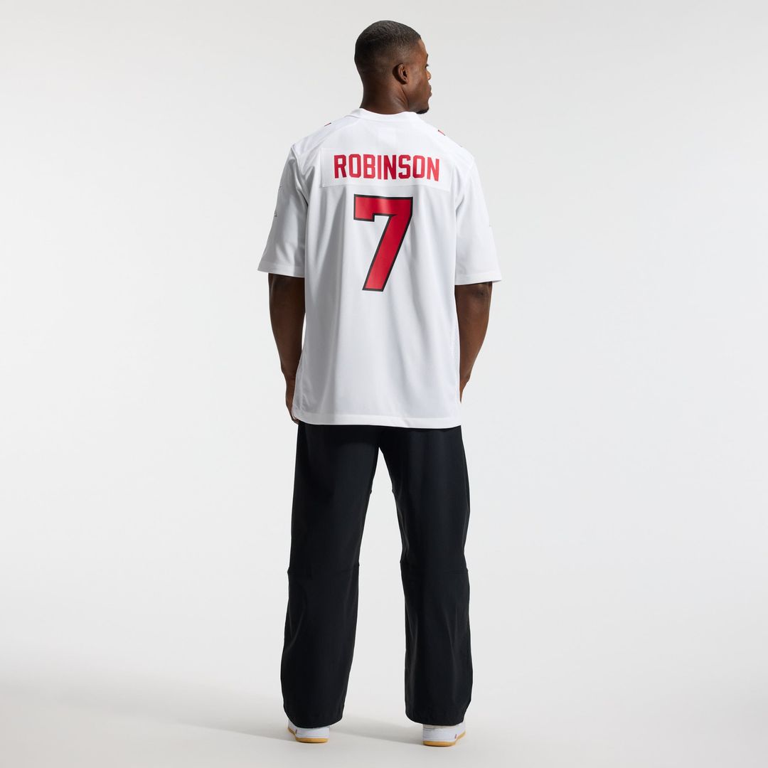 Bijan Robinson Atlanta Falcons Nike White Game Jersey
