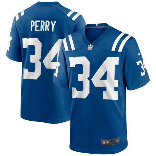 Joe Perry Indianapolis Colts Nike Royal Game Retired Player Jersey