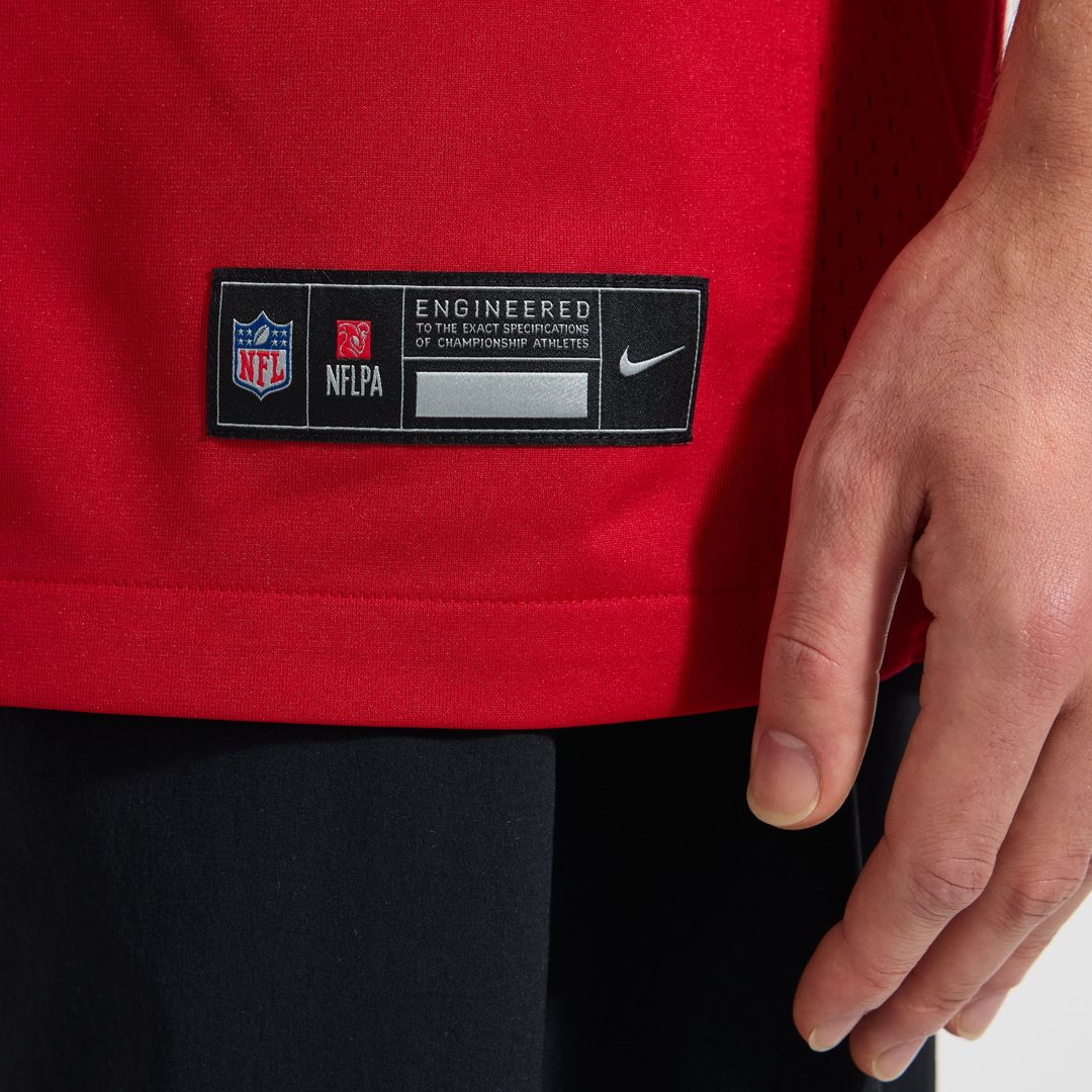 Christian McCaffrey San Francisco 49ers Nike Scarlet Alternate Game Player Jersey