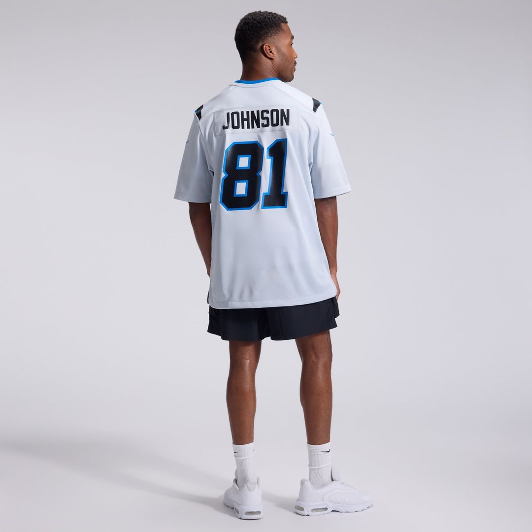 Calvin Johnson Detroit Lions Nike Silver 2026 Rivalries Collection Game Jersey
