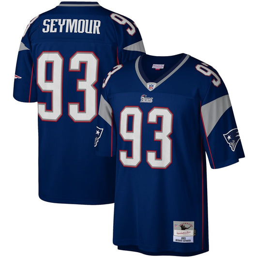 Richard Seymour New England Patriots Mitchell & Ness Navy Legacy Replica Jersey