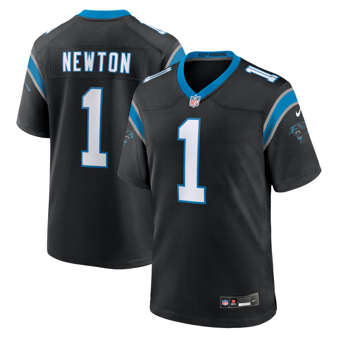 Cam Newton Carolina Panthers Nike Black Team Retired Game Jersey