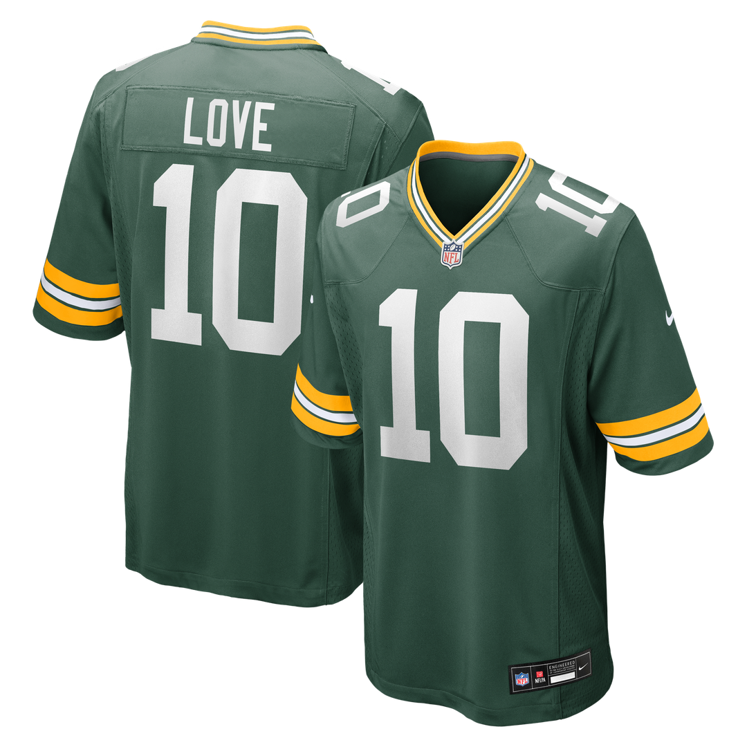 Jordan Love Green Bay Packers Nike White Game Jersey