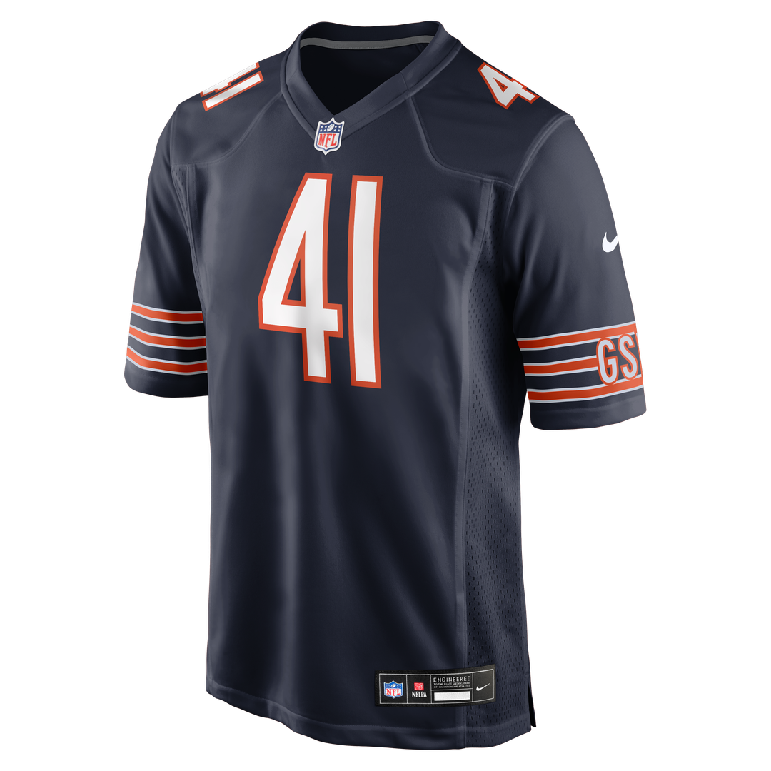 Brian Piccolo Chicago Bears Nike Navy Game Retired Player Jersey