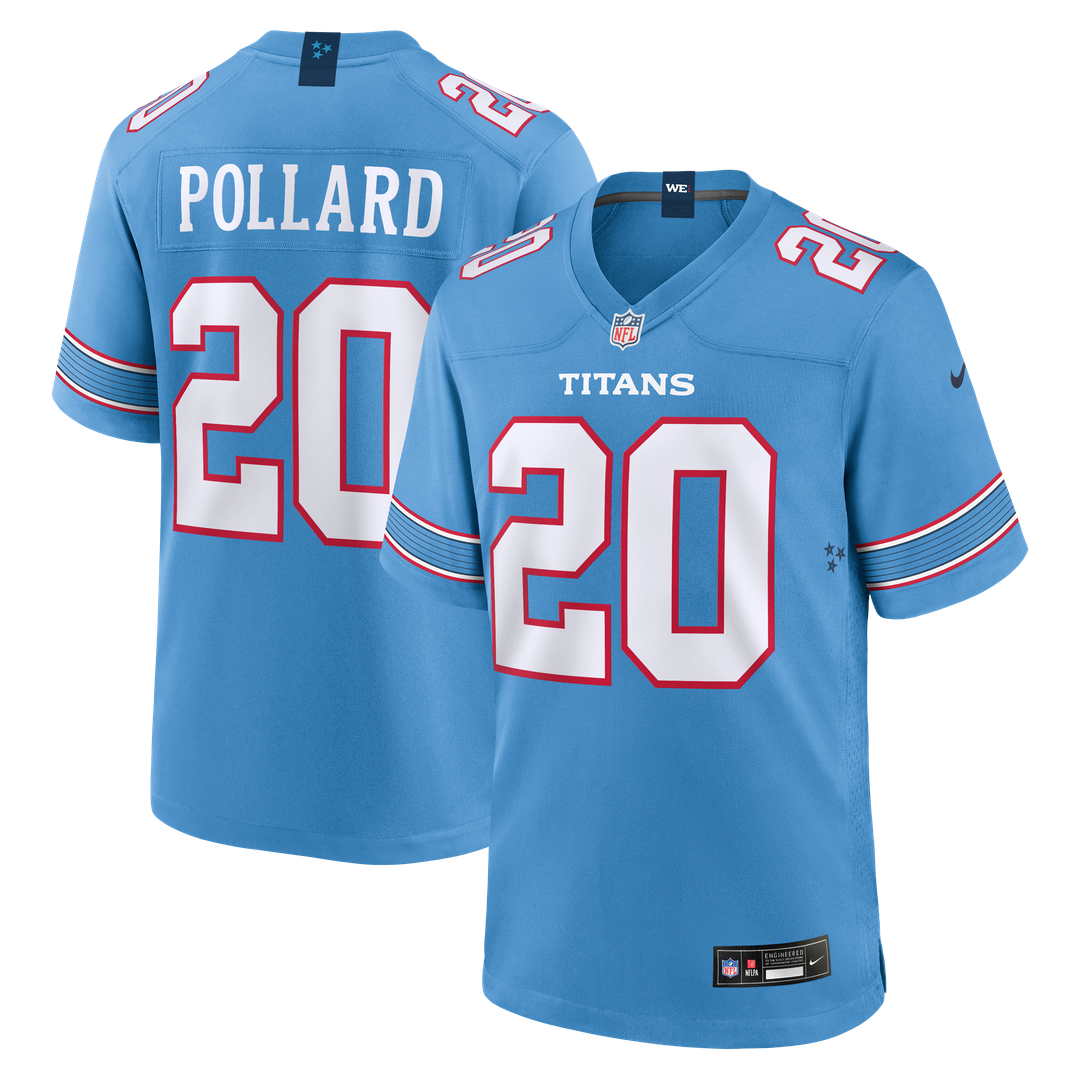 Tony Pollard Tennessee Titans Nike Light Blue Game Jersey