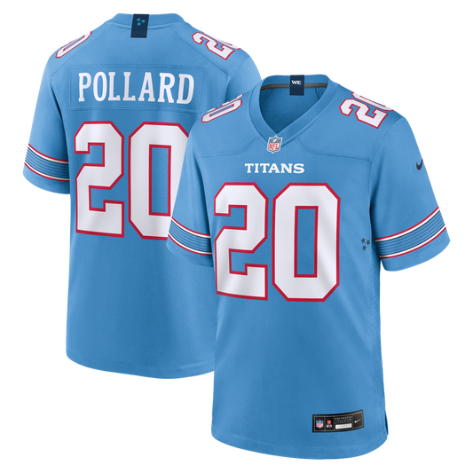 Tony Pollard Tennessee Titans Nike Light Blue Game Jersey