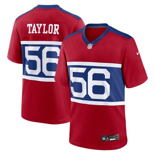 Lawrence Taylor New York Giants Nike Century Red Alternate Retired Player Game Jersey
