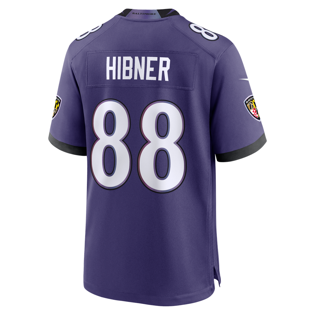 Matthew Hibner Baltimore Ravens Nike Purple Team Game Jersey