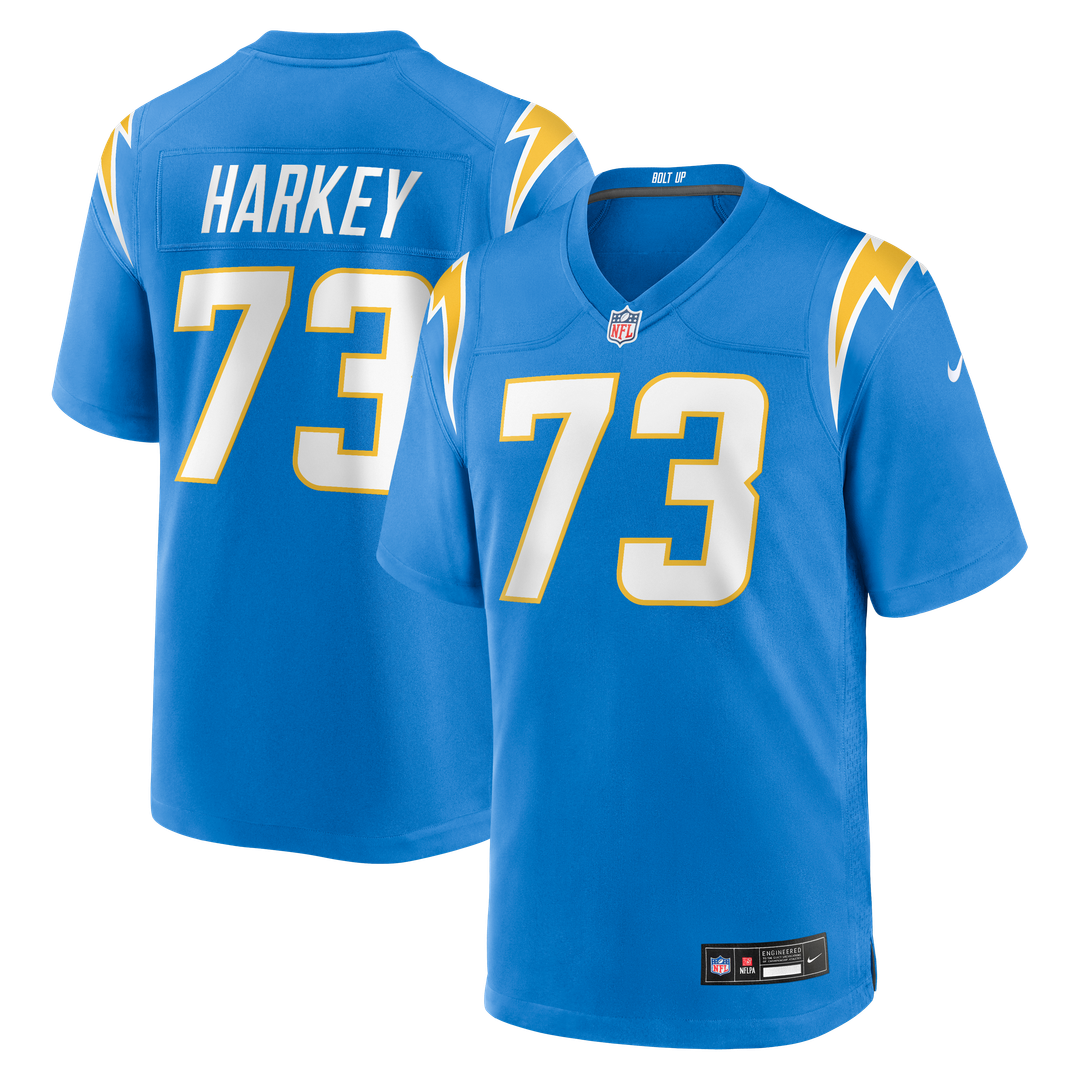 Alex Harkey Los Angeles Chargers Nike Powder Blue Team Game Jersey