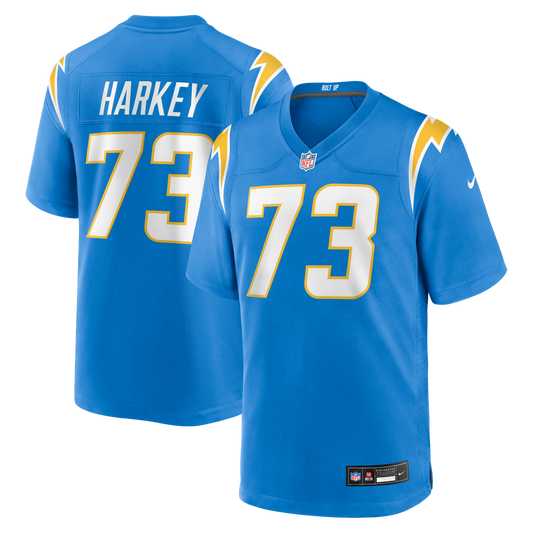 Alex Harkey Los Angeles Chargers Nike Powder Blue Team Game Jersey