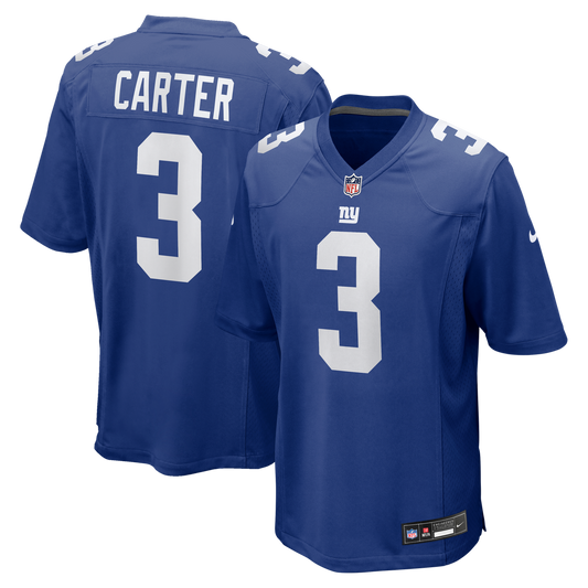 Abdul Carter New York Giants Nike Royal Team Game Jersey
