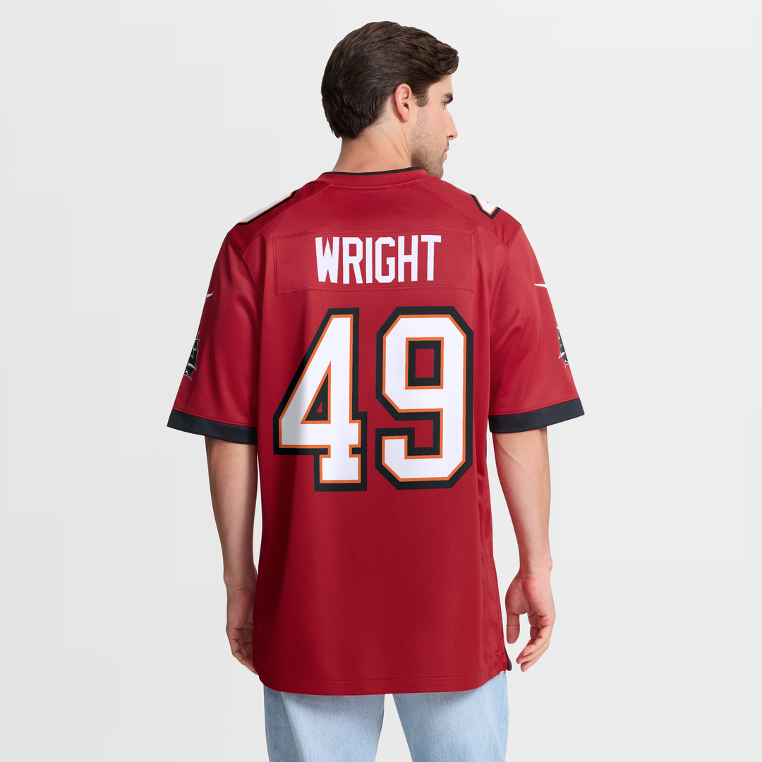Owen Wright Tampa Bay Buccaneers Nike Red Team Game Jersey