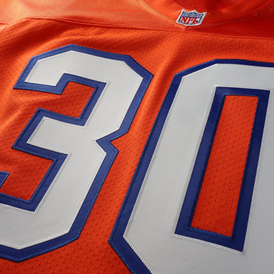 Terrell Davis Denver Broncos Mitchell & Ness Orange 1995 Authentic Throwback Retired Player Jersey