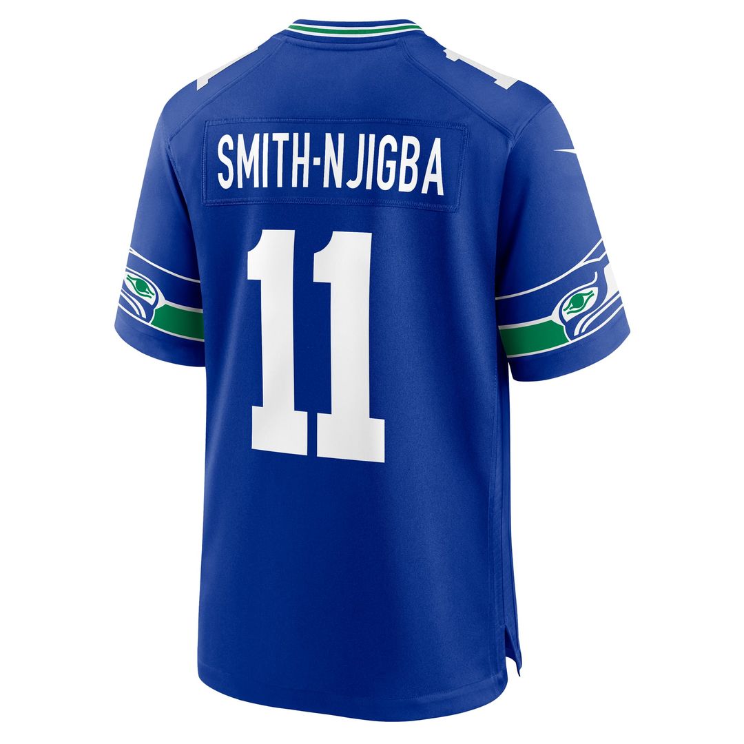 Jaxon Smith-Njigba Seattle Seahawks Nike White Game Jersey