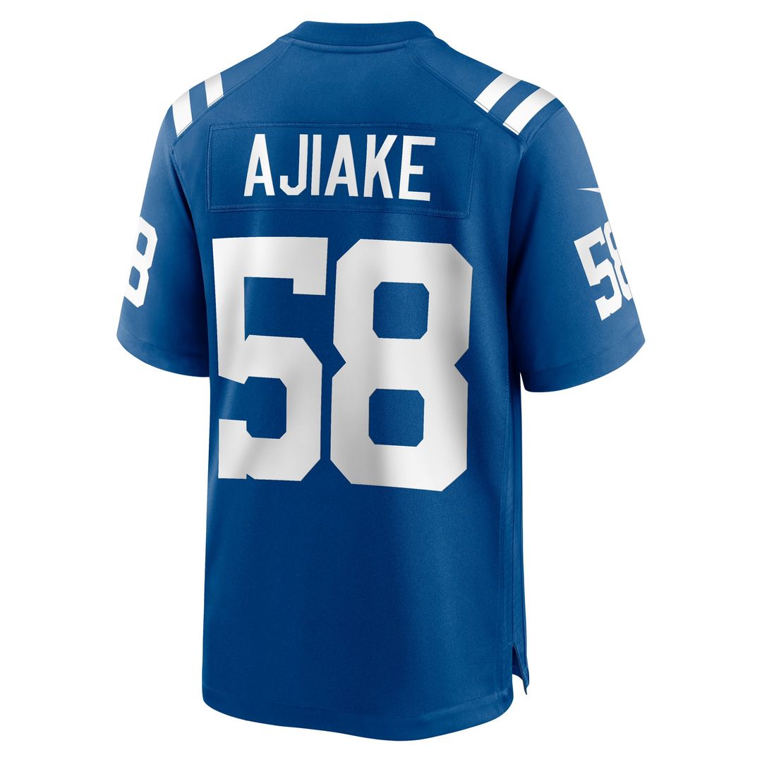 Austin Ajiake Indianapolis Colts Nike Royal Game Jersey